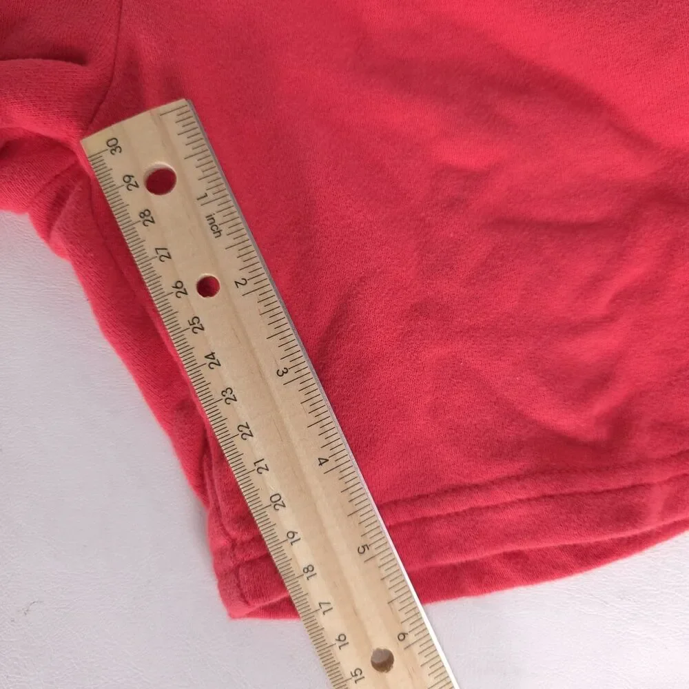 Mini BODEN Boys Red Cotton Sweet Shorts MEDIUM Drawstring Pockets‎ Casual